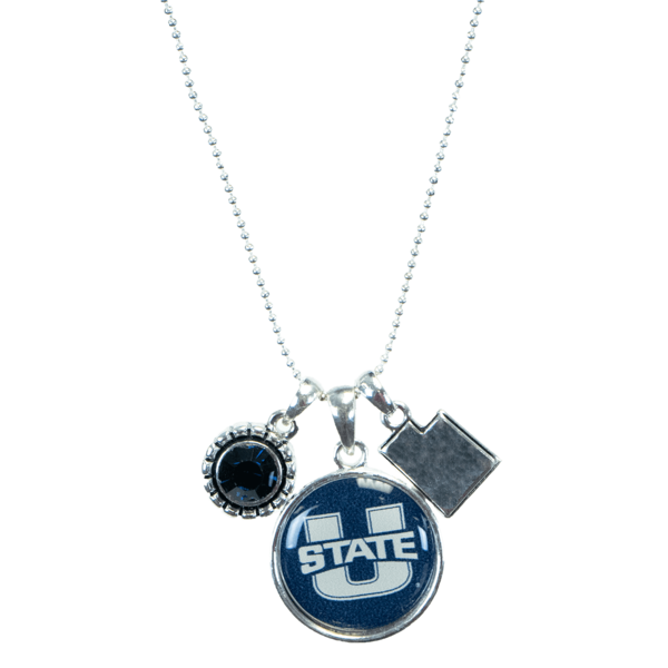 U-State Utah Charm Necklace